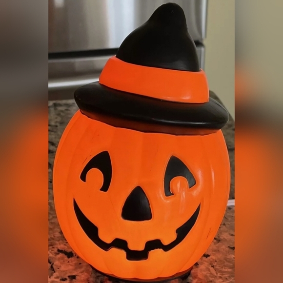 Empire Other - Vintage Empire Witch Pumpkin Blow Mold 8" Halloween Light Topper New